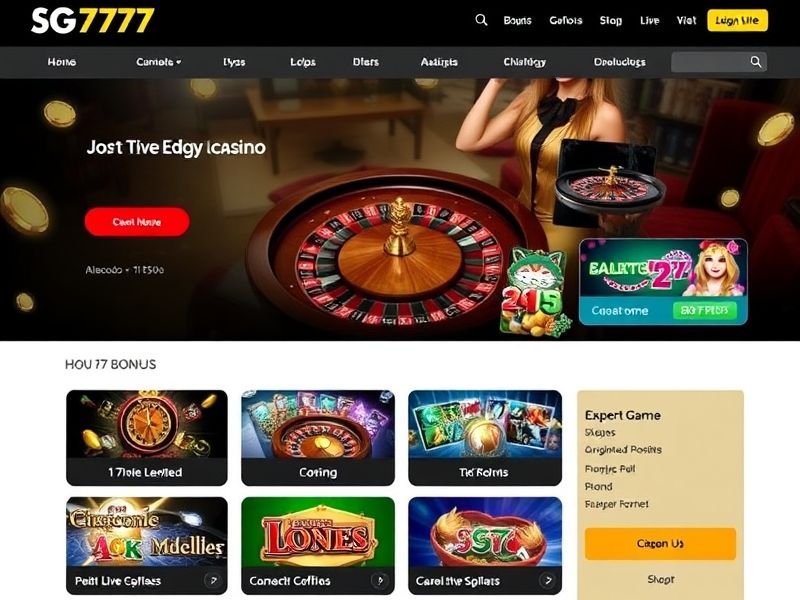 Welcome to the official sg777 casino.com site. Enjoy top-tier online gambling games, live dealers, and exclusive bonuses. Start playing today for thrilling wins!